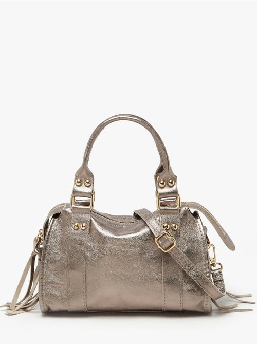 Sac bandoulière nine cuir milano cuir de vachette - Kiabi