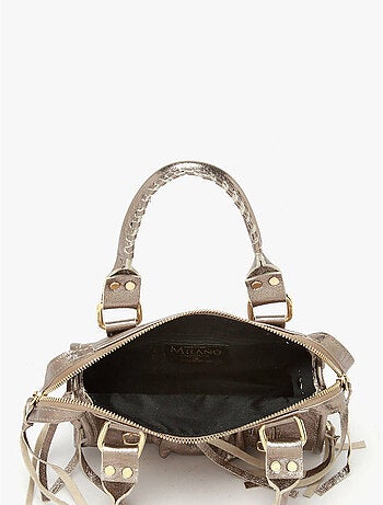 Sac bandoulière nine cuir milano cuir de vachette