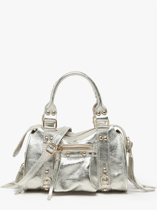 Sac bandoulière nine cuir milano cuir de vachette - Kiabi