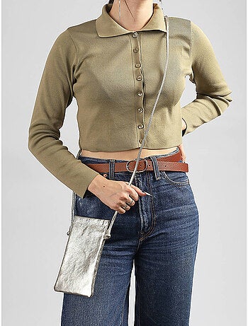 Sac bandoulière nine cuir milano cuir de vachette