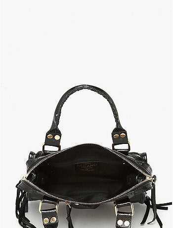 Sac bandoulière nine cuir milano cuir de vachette