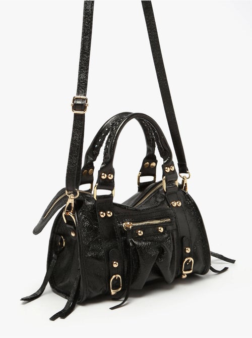 Sac bandoulière nine cuir milano cuir de vachette - Kiabi