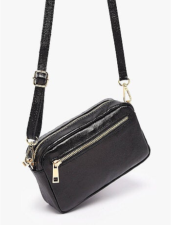 Sac bandoulière nine cuir milano cuir de vachette