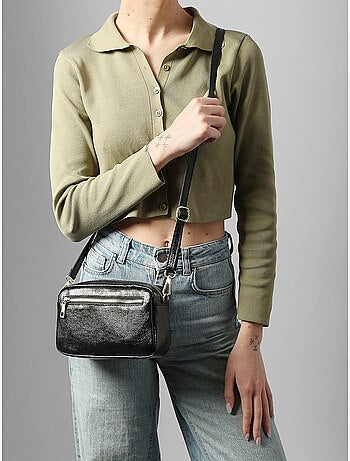 Sac bandoulière nine cuir milano cuir de vachette