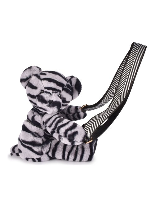 Sac bandoulière peluche - Kiabi