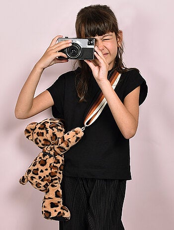 Sac bandoulière peluche