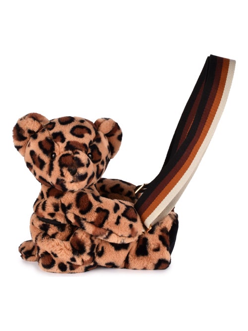 Sac bandoulière peluche - Kiabi