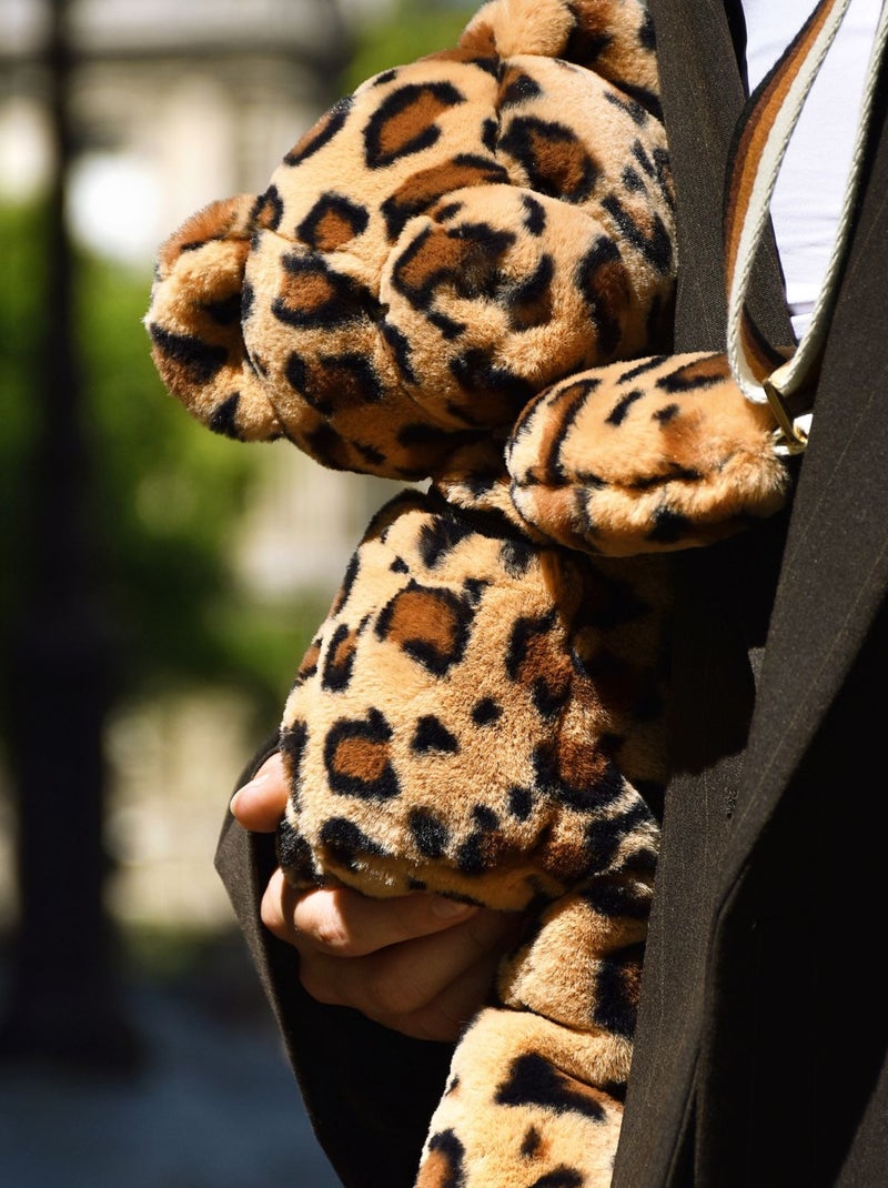 Sac bandoulière peluche Marron - Kiabi