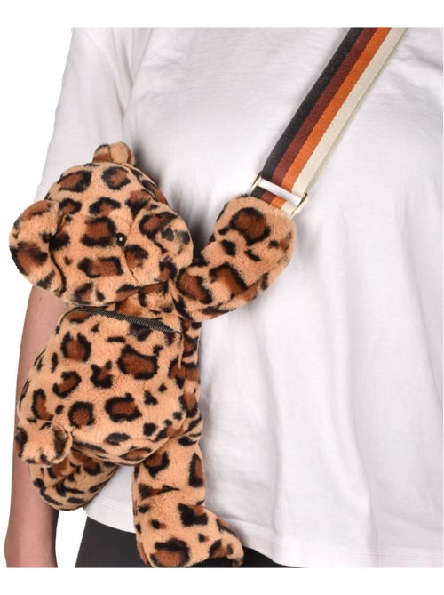 Sac bandoulière peluche - Kiabi