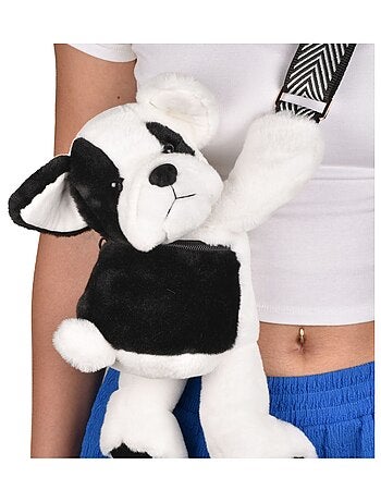 Sac bandoulière peluche