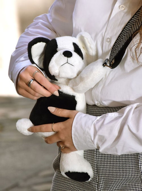 Sac bandoulière peluche - Kiabi