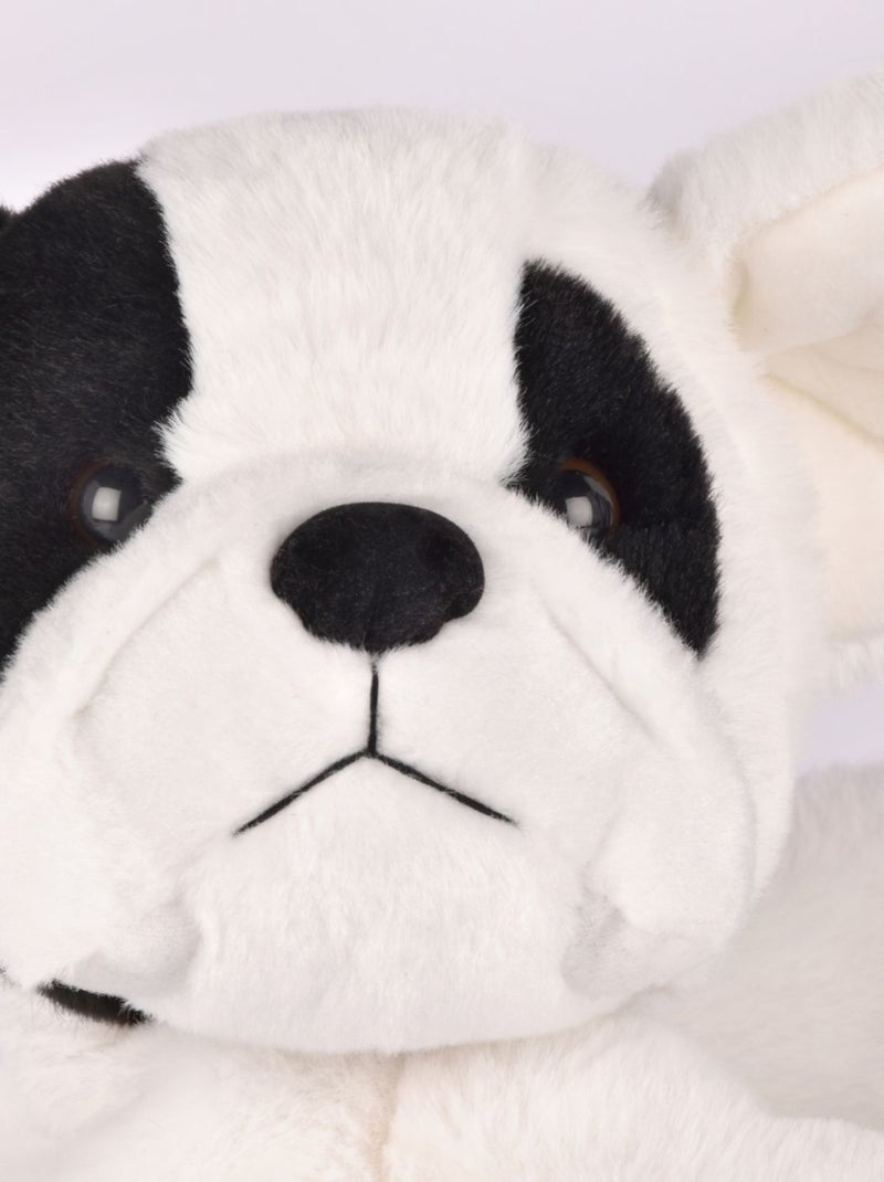 Sac bandoulière peluche Noir - Kiabi