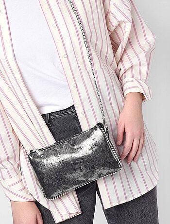 Sac Bandoulière Perle Miniprix Toile Enduite