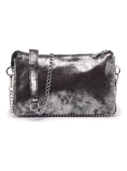Sac Bandoulière Perle Miniprix Toile Enduite - Kiabi