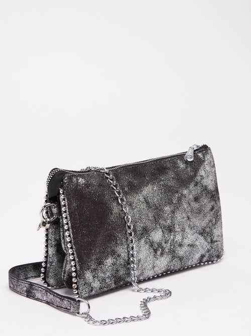 Sac Bandoulière Perle Miniprix Toile Enduite - Kiabi