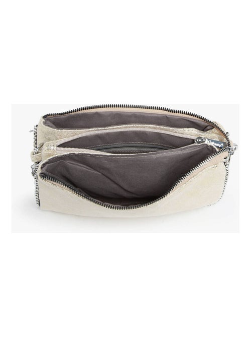 Sac Bandoulière Perle Miniprix Toile Enduite - Kiabi