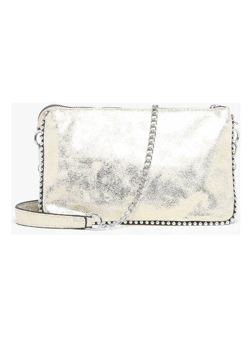 Sac Bandoulière Perle Miniprix Toile Enduite - Kiabi