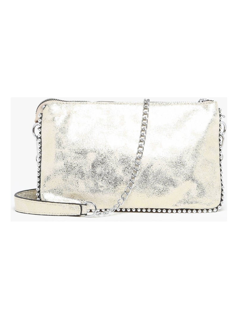 Sac Bandoulière Perle Miniprix Toile Enduite Gold - Kiabi