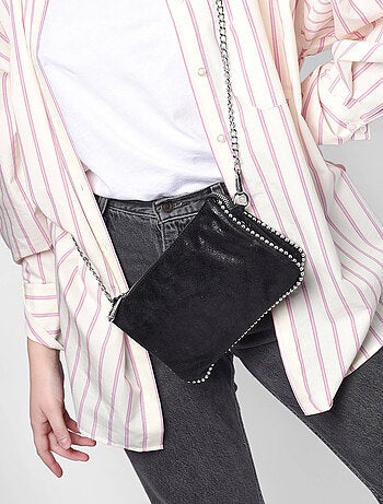 Sac Bandoulière Perle Miniprix Toile Enduite