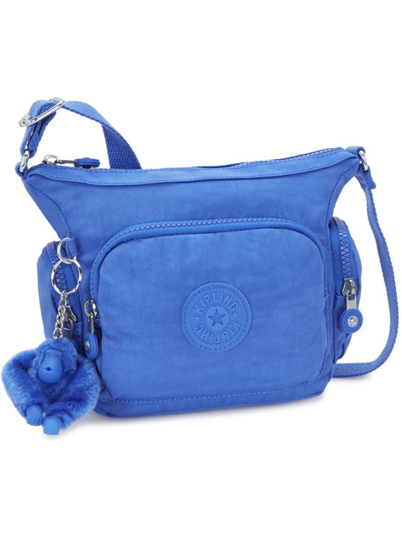 Sac bandoulière – petit gabbie mini – kipling Bleu aqua - Kiabi