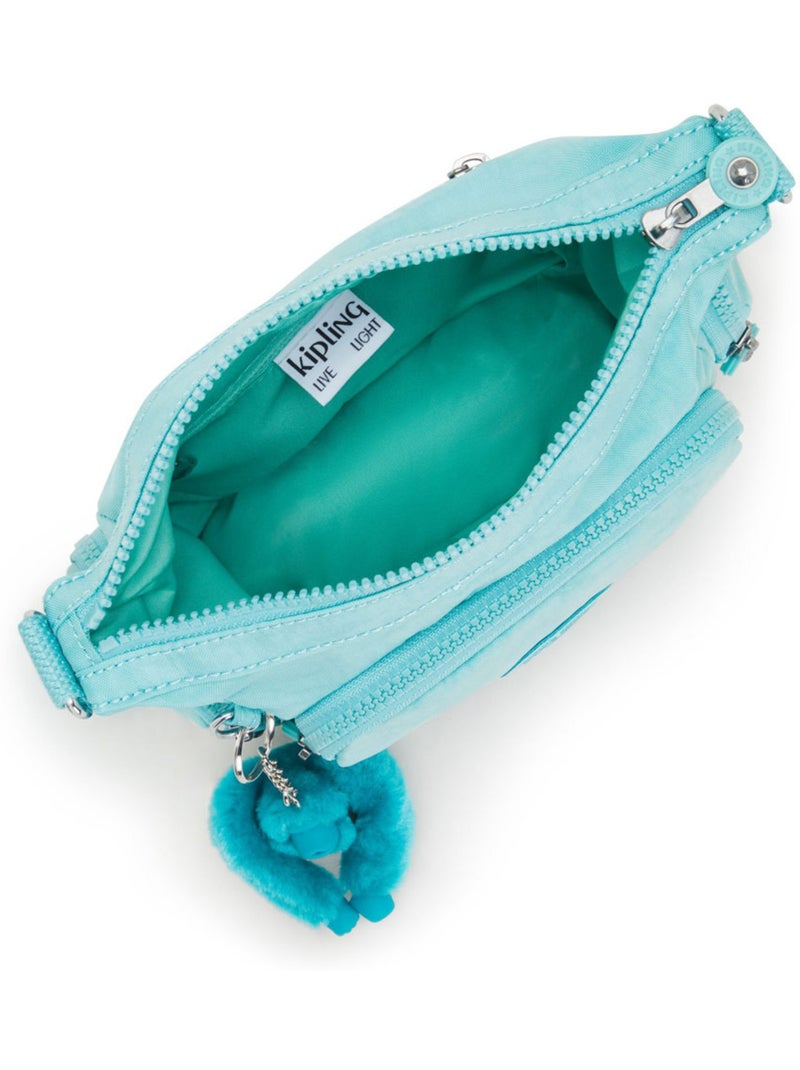 Sac bandoulière – petit gabbie mini – kipling Vert clair - Kiabi