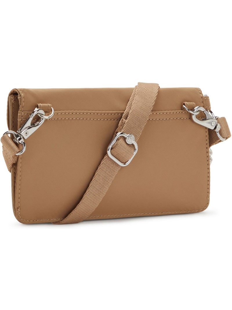 Sac bandoulière – Petit NEW LELIO Pochette – Kipling Marron clair - Kiabi