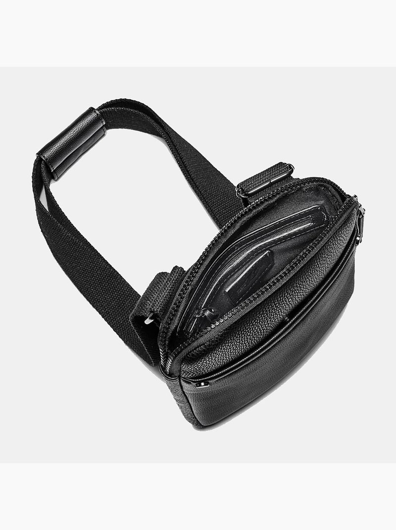 Sac bandoulière pour homme Noir - Kiabi