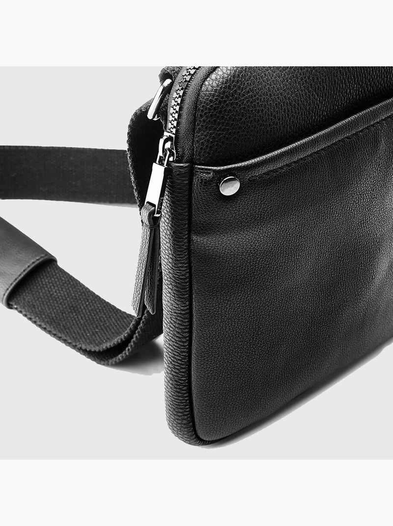 Sac bandoulière pour homme Noir - Kiabi