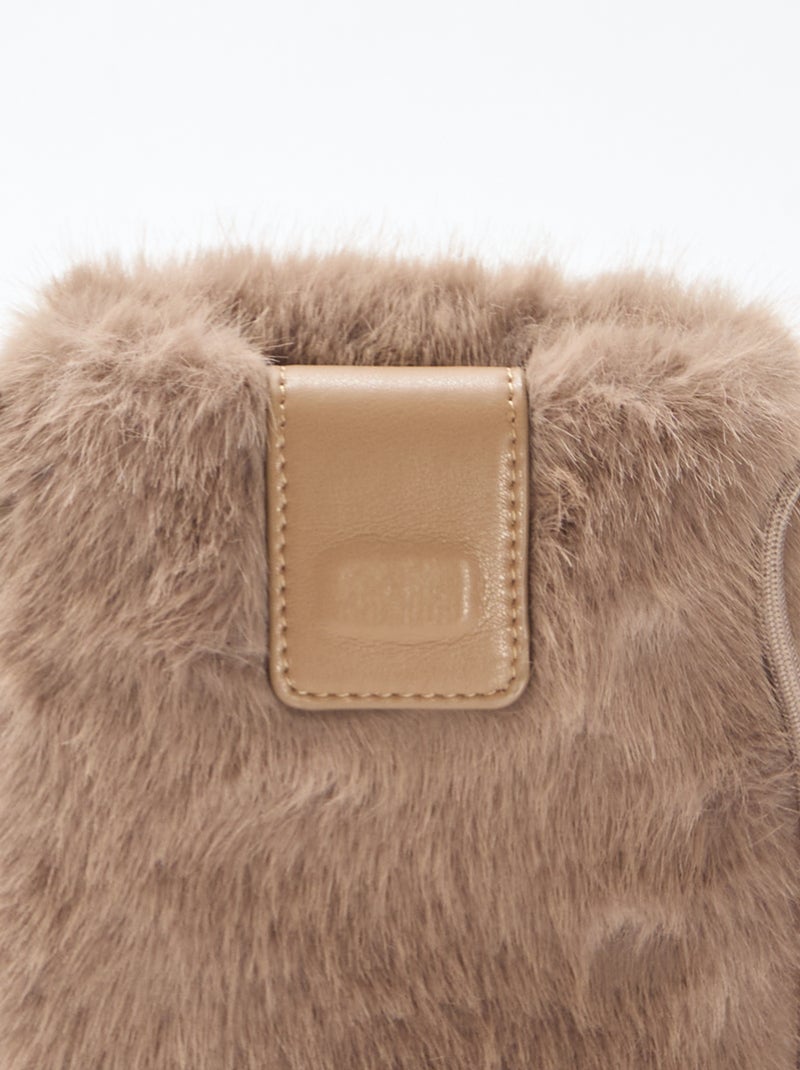 Sac bandoulière pour téléphone Gris - Kiabi