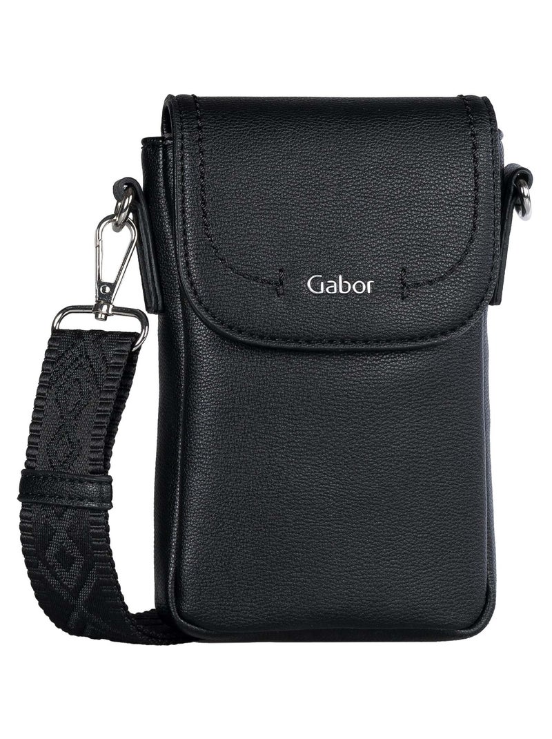 Sac bandoulière pour téléphone portable noir AILEEN Noir - Kiabi