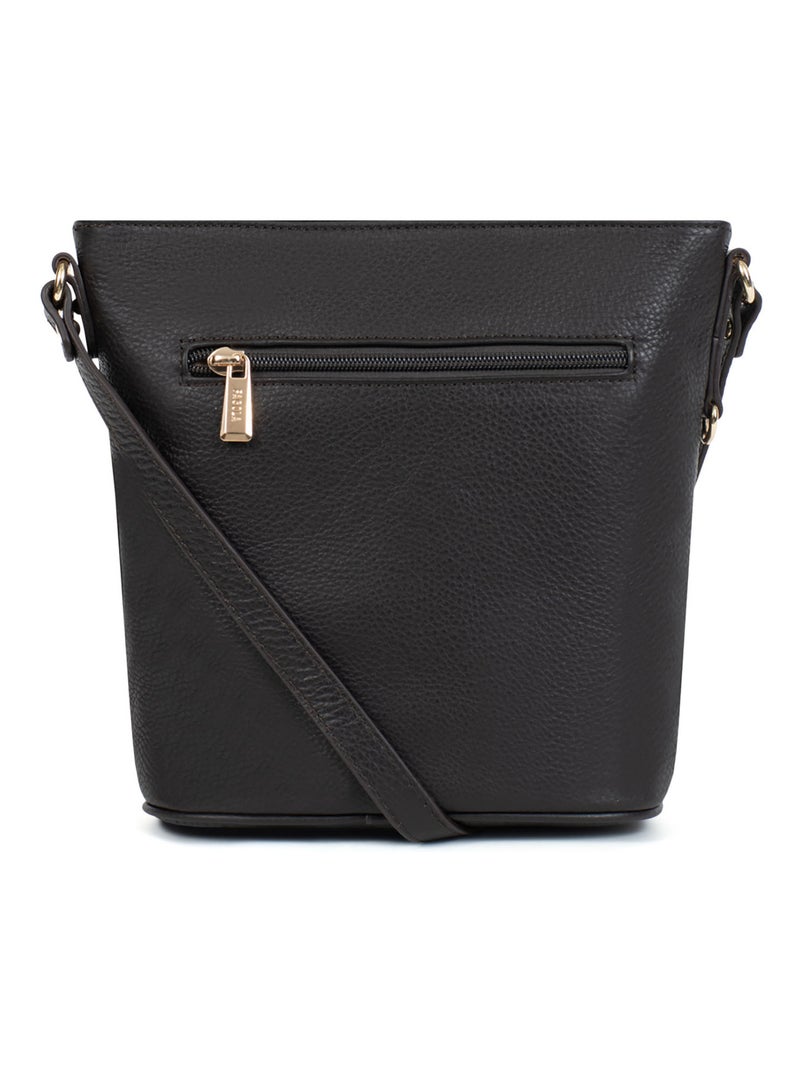 Sac bandoulière  preta | fagola Marron foncé - Kiabi