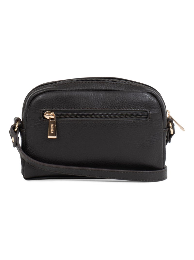 Sac bandoulière  preta | fagola Marron foncé - Kiabi