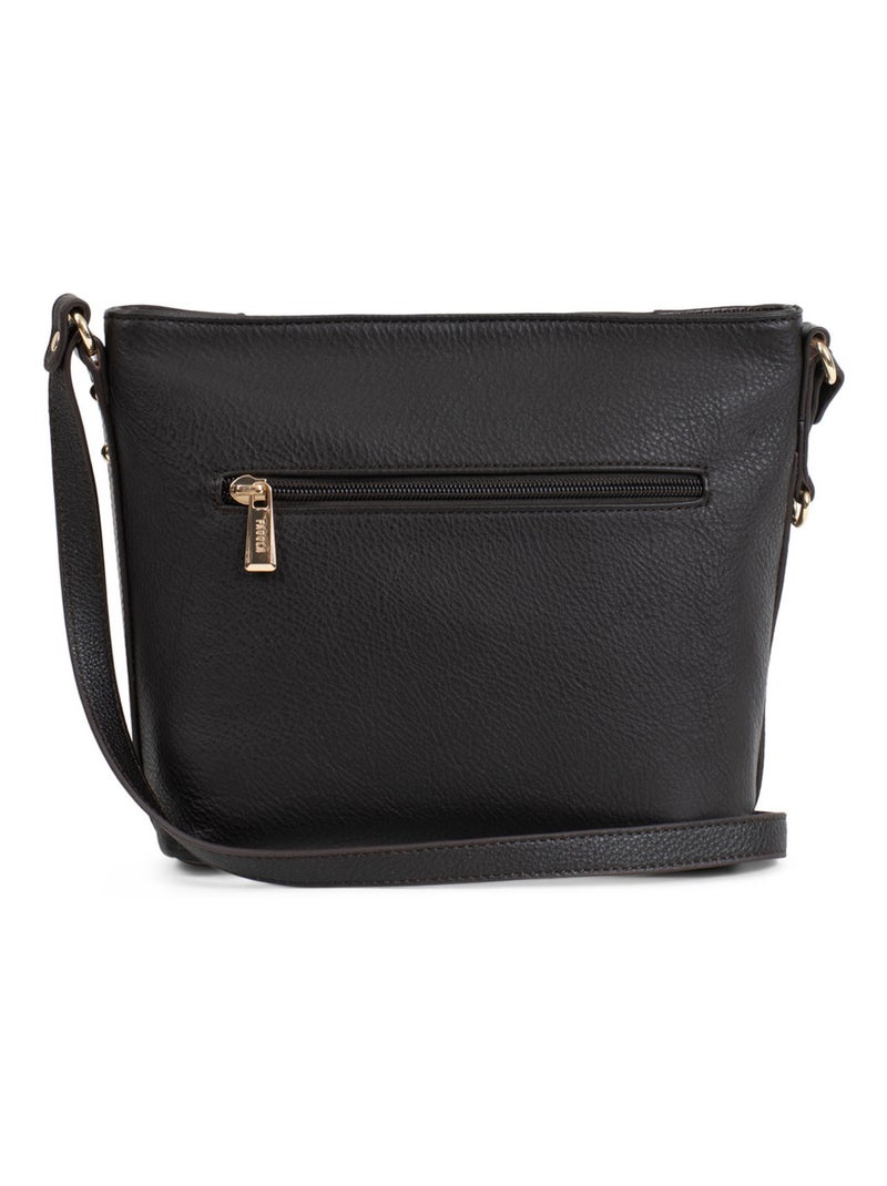 Sac bandoulière  preta | fagola Marron foncé - Kiabi
