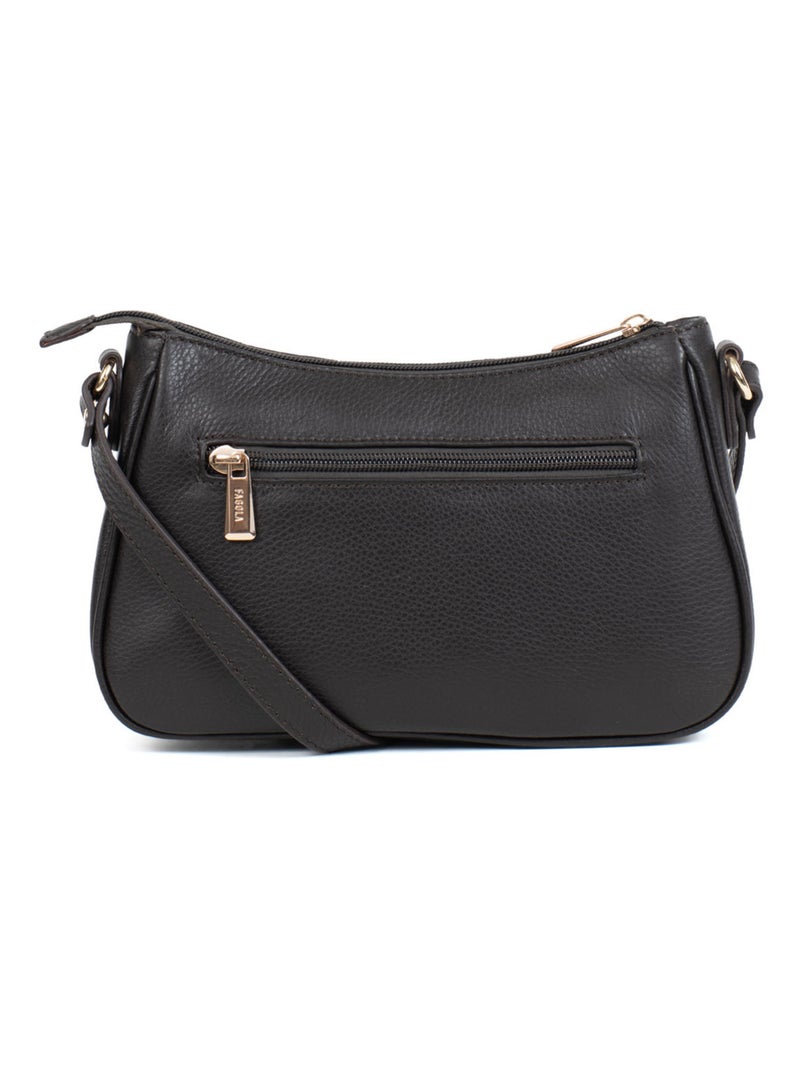 Sac bandoulière  preta | fagola Marron foncé - Kiabi