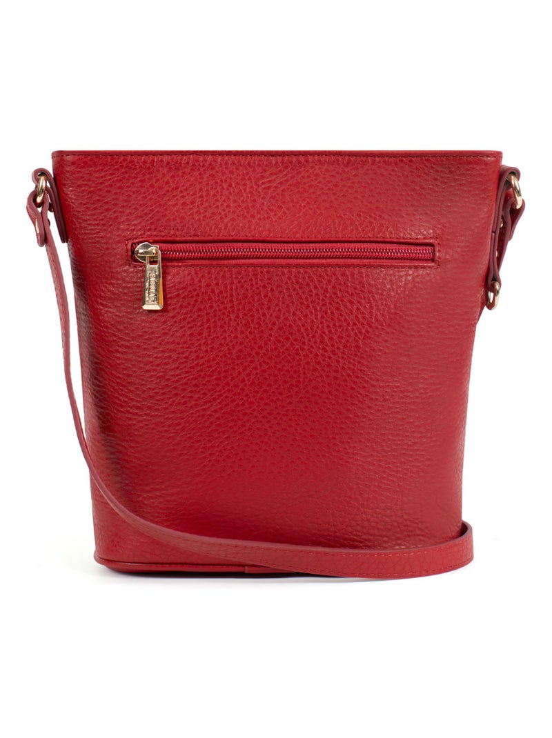 Sac bandoulière  preta | fagola Rouge foncé - Kiabi