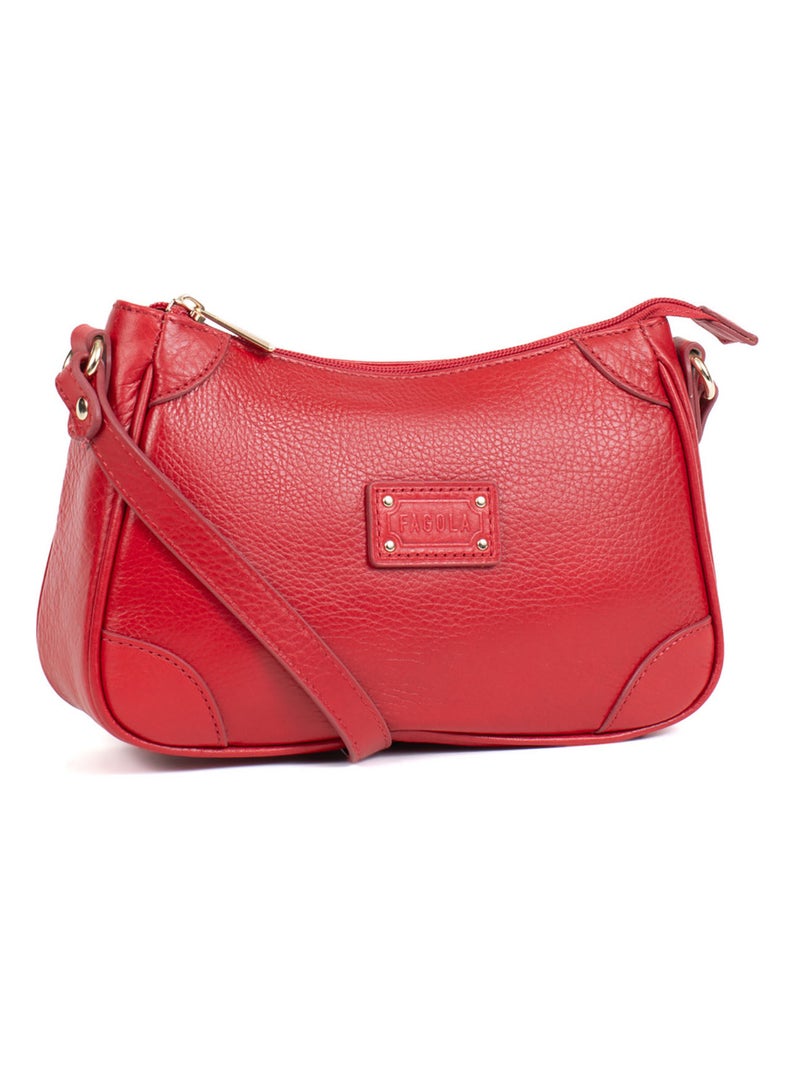 Sac bandoulière  preta | fagola Rouge foncé - Kiabi
