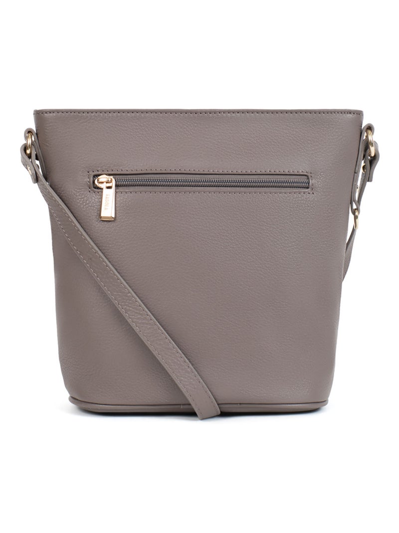 Sac bandoulière  preta | fagola Taupe - Kiabi
