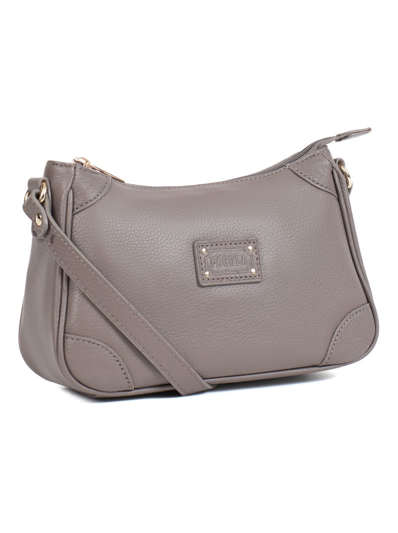 Sac bandoulière  preta | fagola Taupe - Kiabi