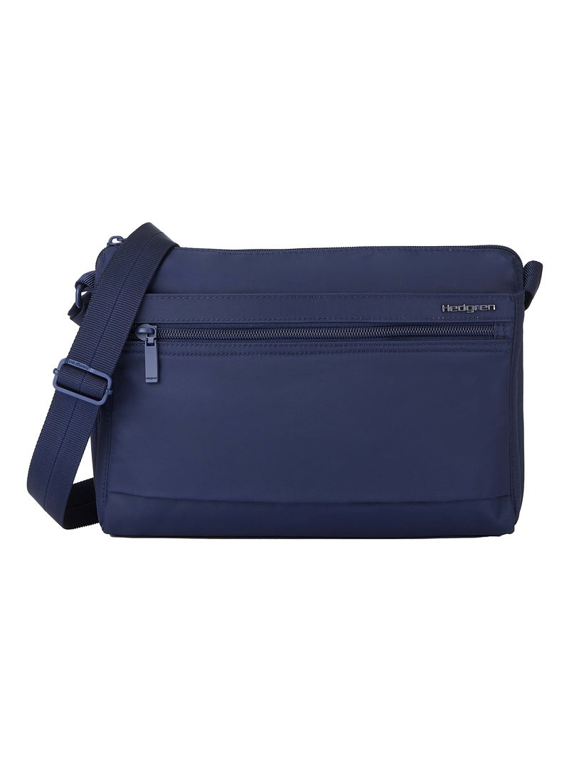 Sac Bandoulière RFID EYE M - HEDGREN Bleu foncé - Kiabi