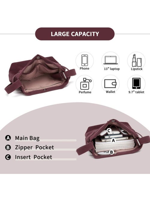 Sac bandoulière rigide waterproof multiples poches 28x12x39 cm - miss lulu - Kiabi Sac bandoulière rigide waterproof multiples poches 28x12x39 cm - miss lulu - Kiabi