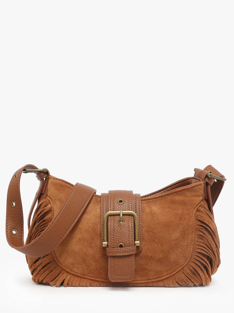 Sac Bandoulière Rodeo Miniprix Toile Enduite Camel - Kiabi
