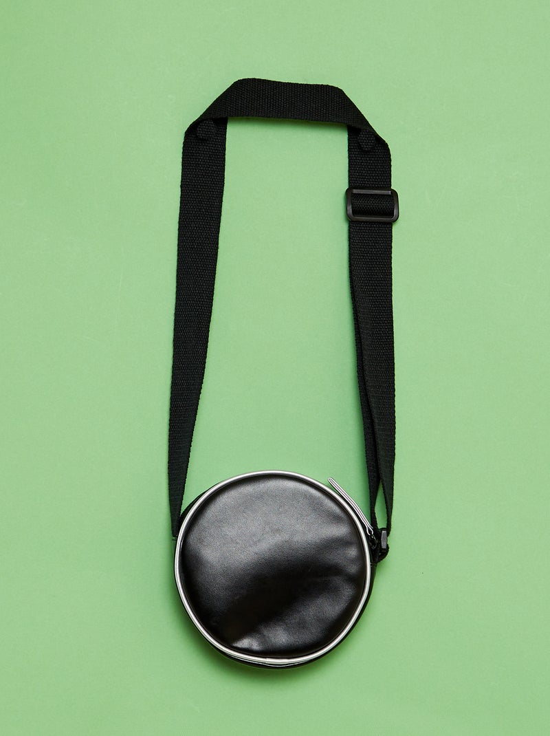 Sac bandoulière rond - Wicked Noir - Kiabi