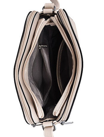 Sac Bandoulière Sable Miniprix Toile Enduite