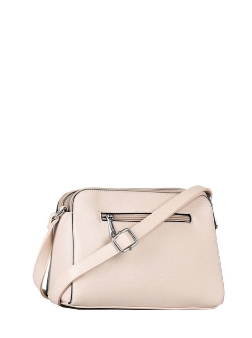 Sac Bandoulière Sable Miniprix Toile Enduite - Kiabi