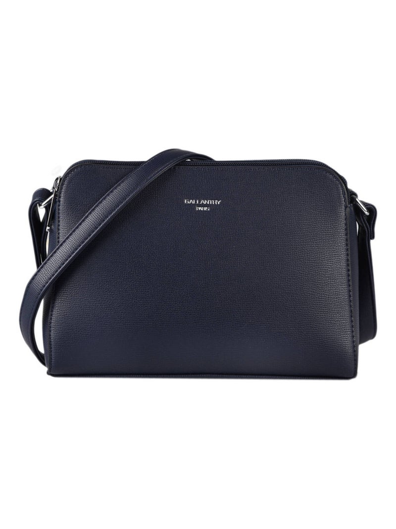 Sac Bandoulière Sable Miniprix Toile Enduite Bleu foncé - Kiabi