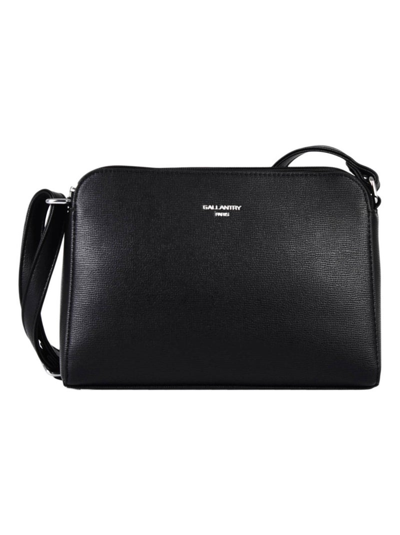 Sac Bandoulière Sable Miniprix Toile Enduite Noir - Kiabi