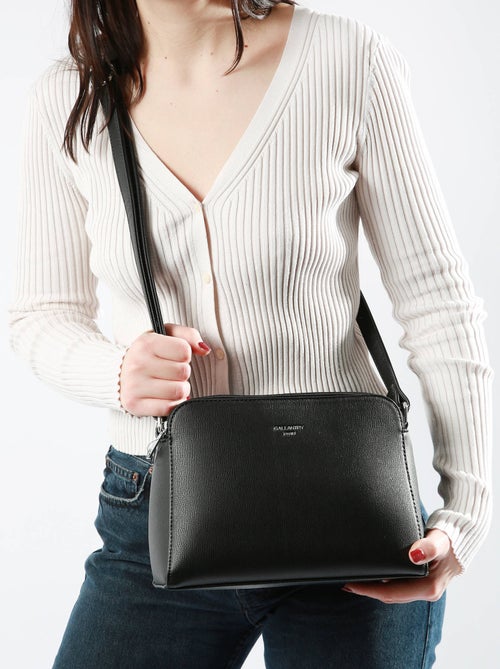 Sac Bandoulière Sable Miniprix Toile Enduite - Kiabi