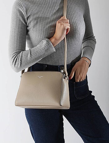 Sac Bandoulière Sable Miniprix Toile Enduite