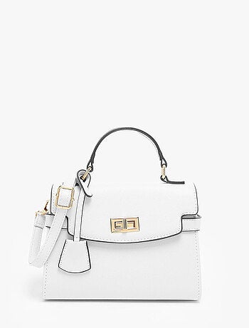 Sac Bandoulière Saffiano Miniprix Toile Enduite