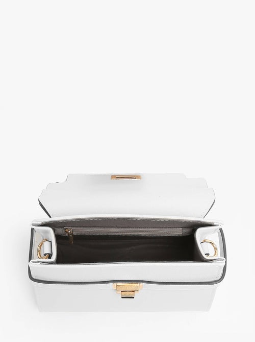 Sac Bandoulière Saffiano Miniprix Toile Enduite - Kiabi